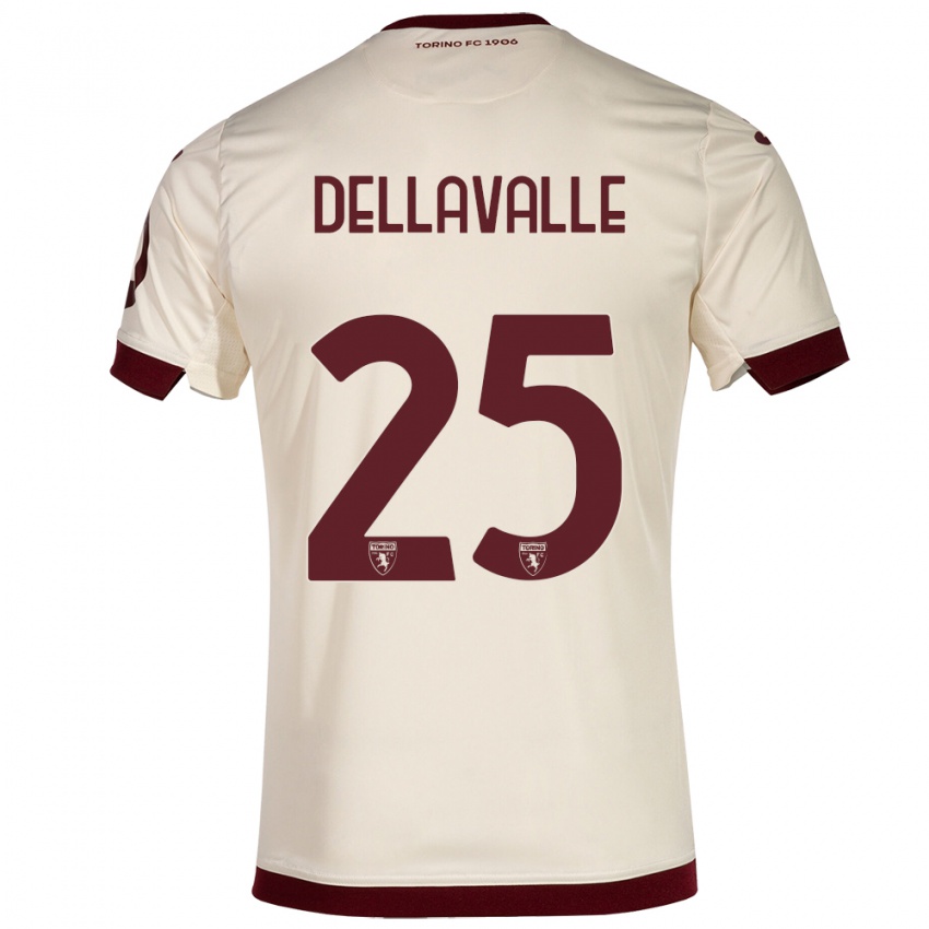 Damen Alessandro Dellavalle #25 Sekt Auswärtstrikot Trikot 2023/24 T-Shirt Österreich
