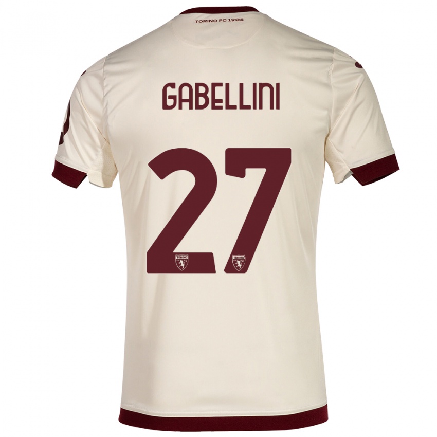 Damen Tommaso Gabellini #27 Sekt Auswärtstrikot Trikot 2023/24 T-Shirt Österreich