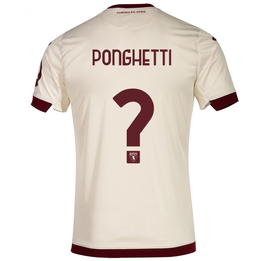 Damen Matteo Ponghetti #0 Sekt Auswärtstrikot Trikot 2023/24 T-Shirt Österreich