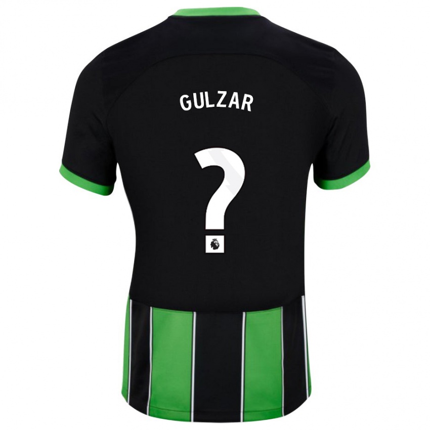 Damen Layth Gulzar #0 Schwarz Grün Auswärtstrikot Trikot 2023/24 T-Shirt Österreich