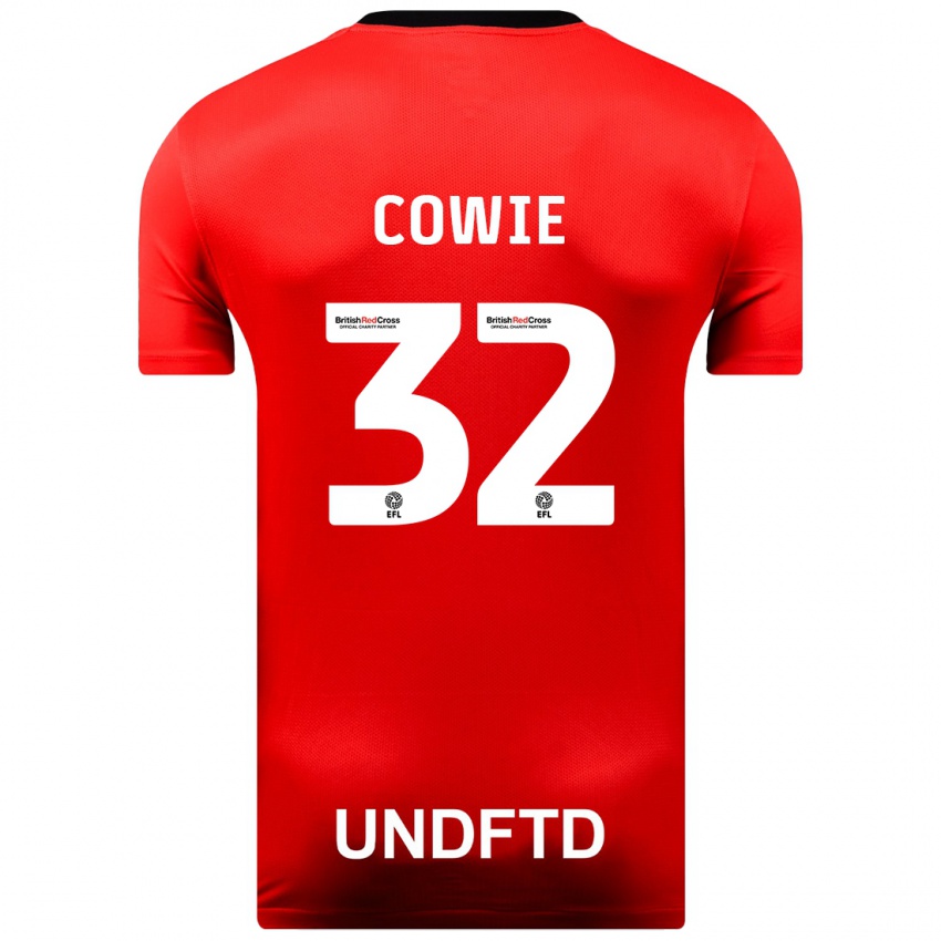 Damen Abbie Cowie #32 Rot Auswärtstrikot Trikot 2023/24 T-Shirt Österreich