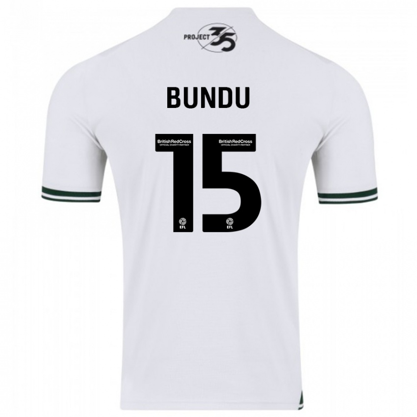 Damen Mustapha Bundu #15 Weiß Auswärtstrikot Trikot 2023/24 T-Shirt Österreich