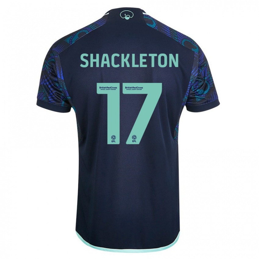 Damen Jamie Shackleton #17 Blau Auswärtstrikot Trikot 2023/24 T-Shirt Österreich