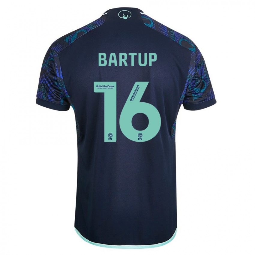 Damen Laura Bartup #16 Blau Auswärtstrikot Trikot 2023/24 T-Shirt Österreich
