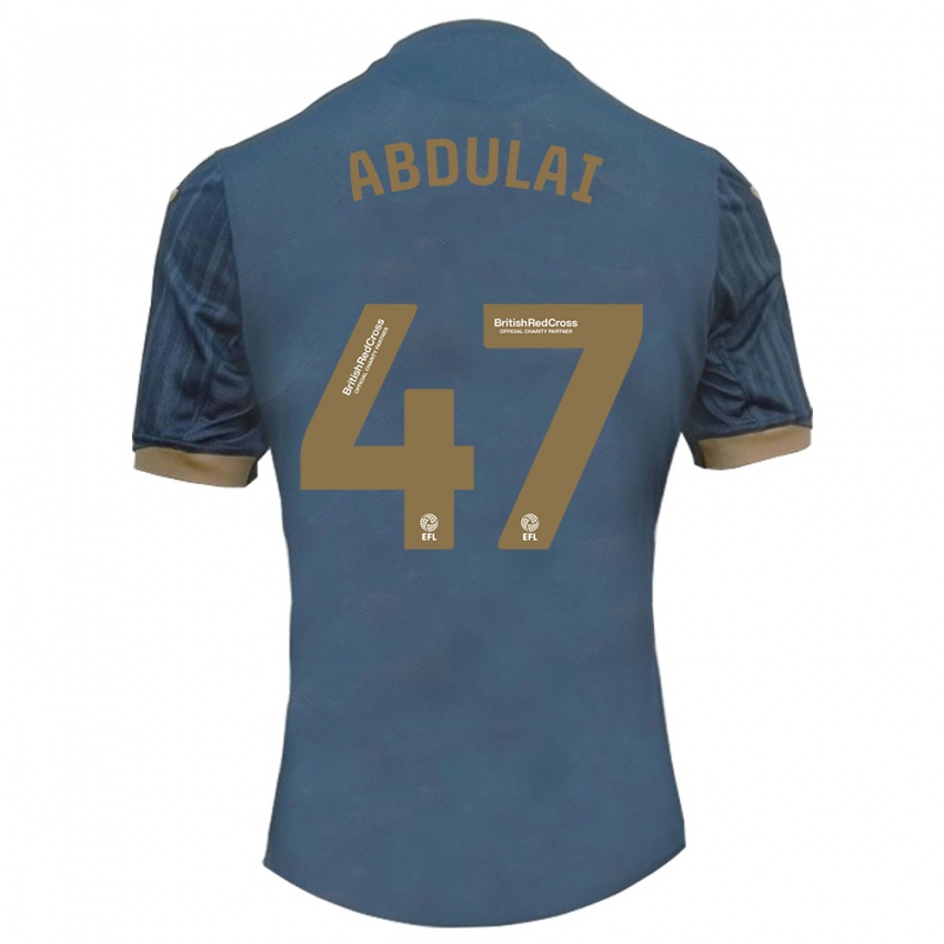 Damen Azeem Abdulai #47 Dunkles Blaugrün Auswärtstrikot Trikot 2023/24 T-Shirt Österreich