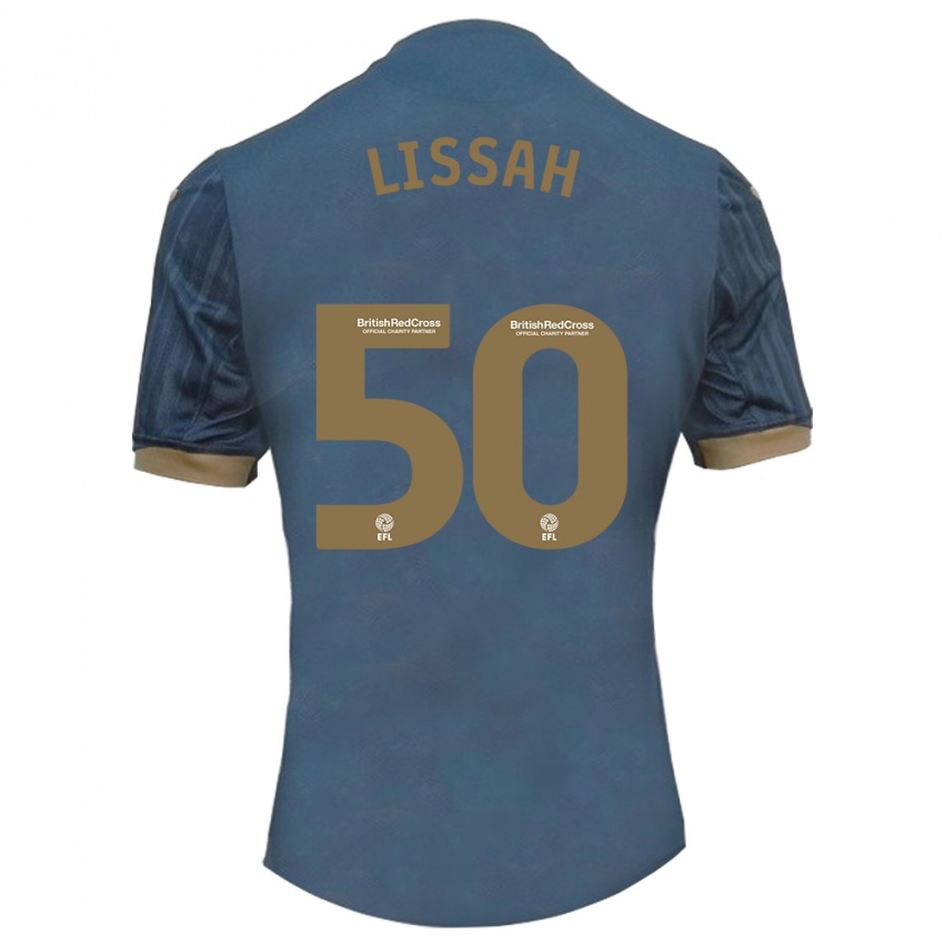 Damen Filip Lissah #50 Dunkles Blaugrün Auswärtstrikot Trikot 2023/24 T-Shirt Österreich