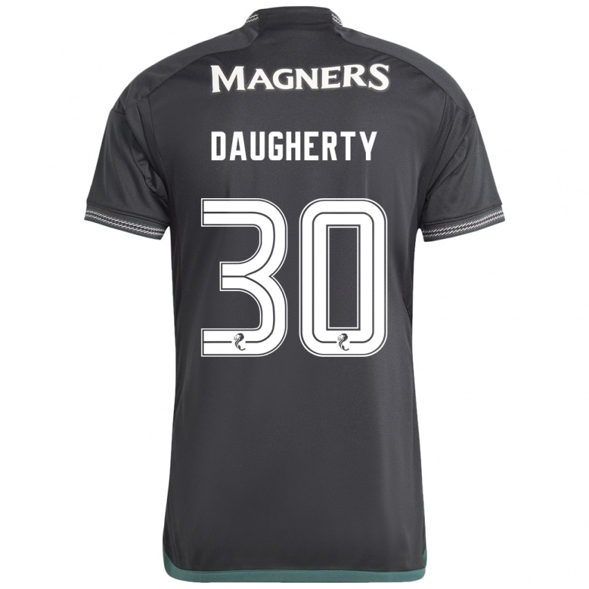 Damen Kelsey Daugherty #30 Schwarz Auswärtstrikot Trikot 2023/24 T-Shirt Österreich