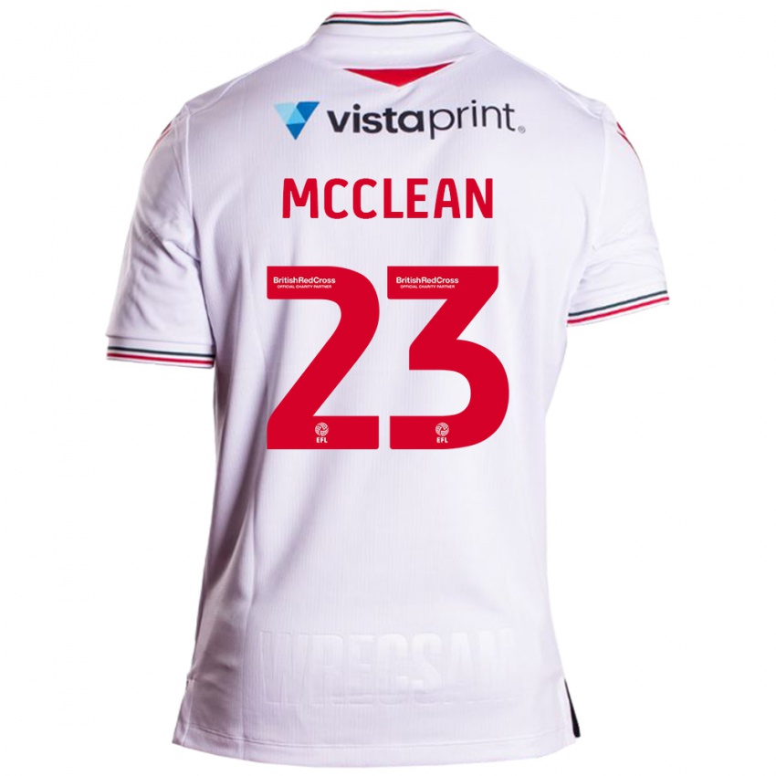 Damen James Mcclean #23 Weiß Auswärtstrikot Trikot 2023/24 T-Shirt Österreich
