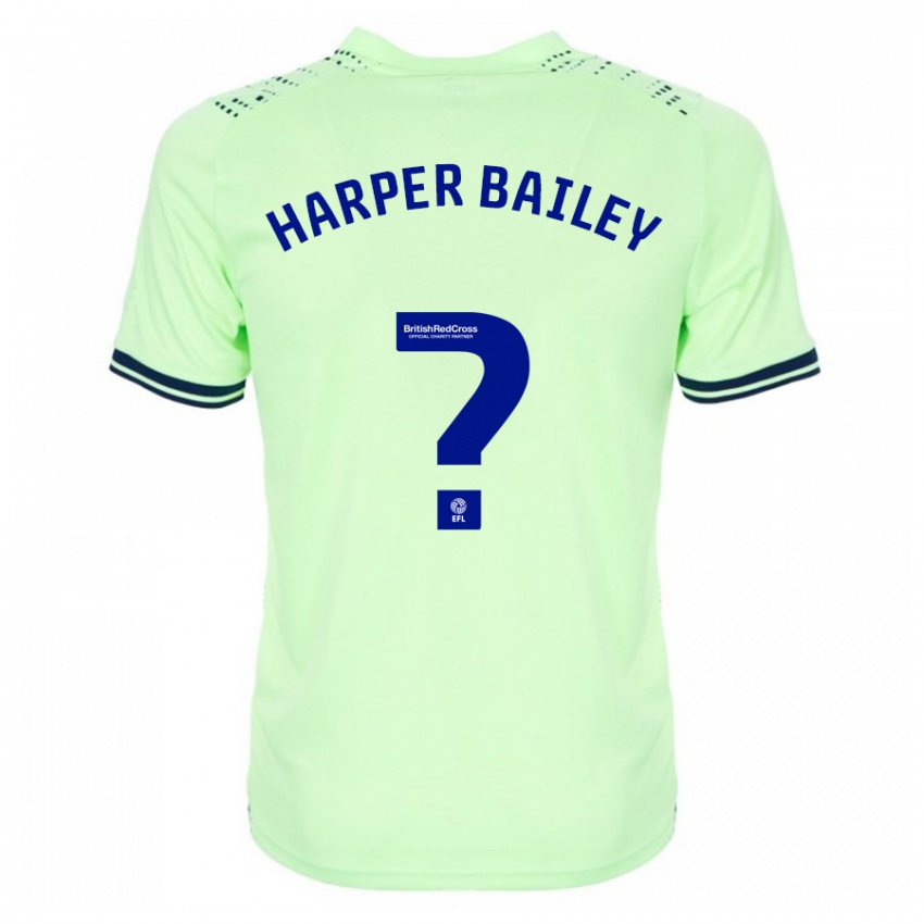 Damen Aaron Harper-Bailey #0 Marine Auswärtstrikot Trikot 2023/24 T-Shirt Österreich