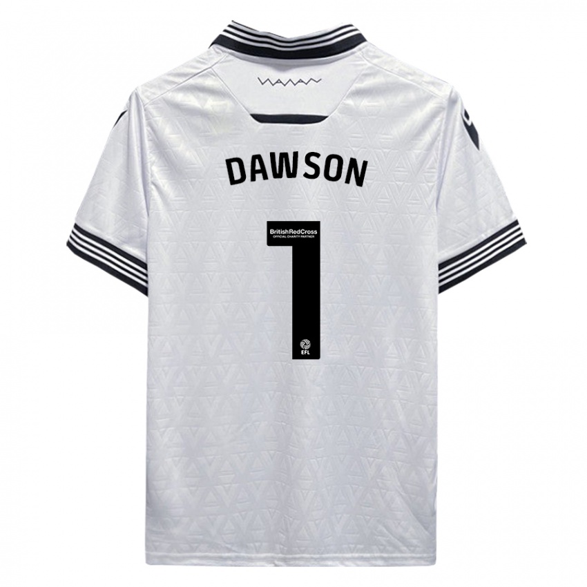 Damen Cameron Dawson #1 Weiß Auswärtstrikot Trikot 2023/24 T-Shirt Österreich