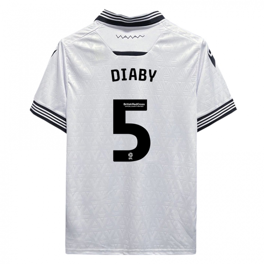 Damen Bambo Diaby #5 Weiß Auswärtstrikot Trikot 2023/24 T-Shirt Österreich
