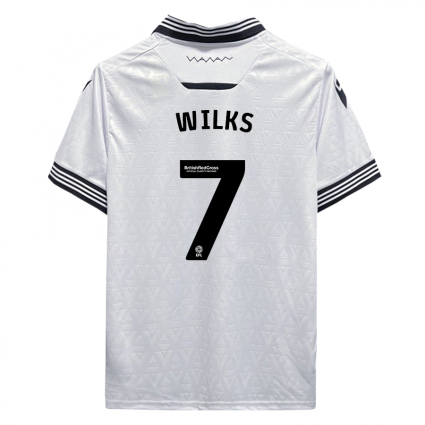 Damen Mallik Wilks #7 Weiß Auswärtstrikot Trikot 2023/24 T-Shirt Österreich