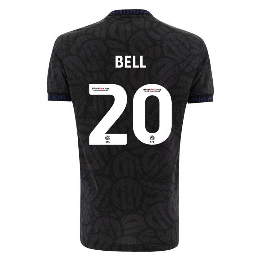 Damen Sam Bell #20 Schwarz Auswärtstrikot Trikot 2023/24 T-Shirt Österreich