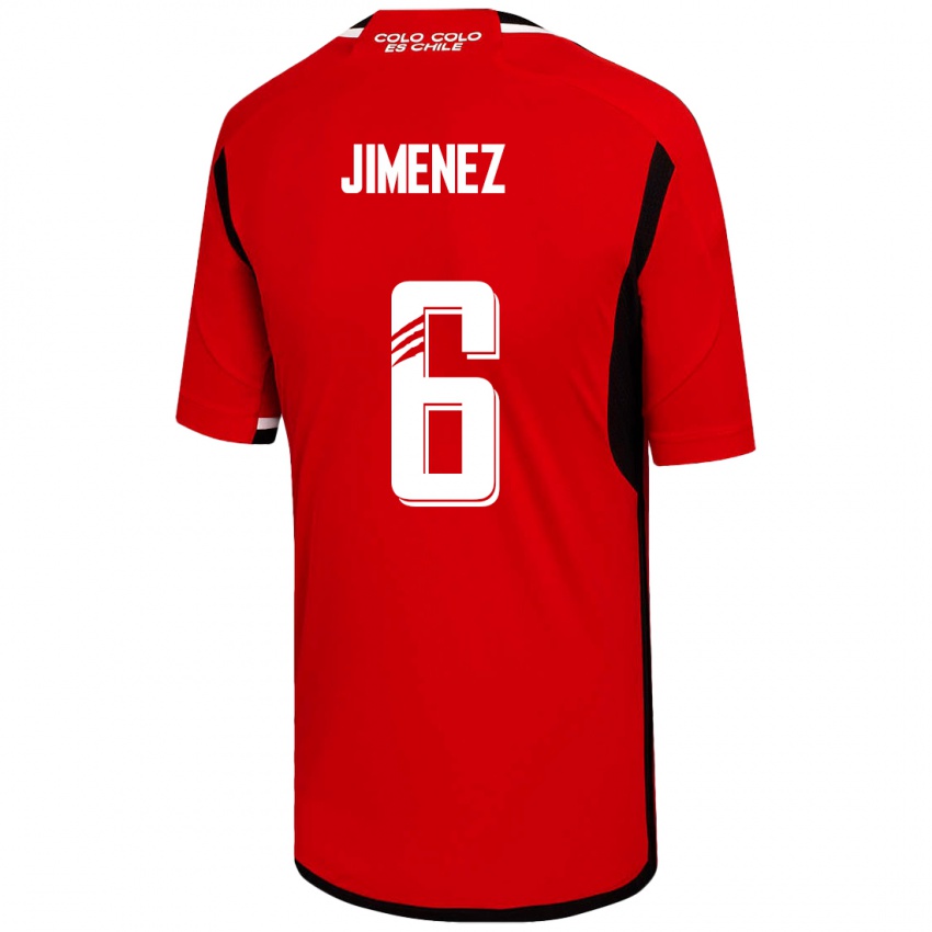 Damen Yastin Jiménez #6 Rot Auswärtstrikot Trikot 2023/24 T-Shirt Österreich