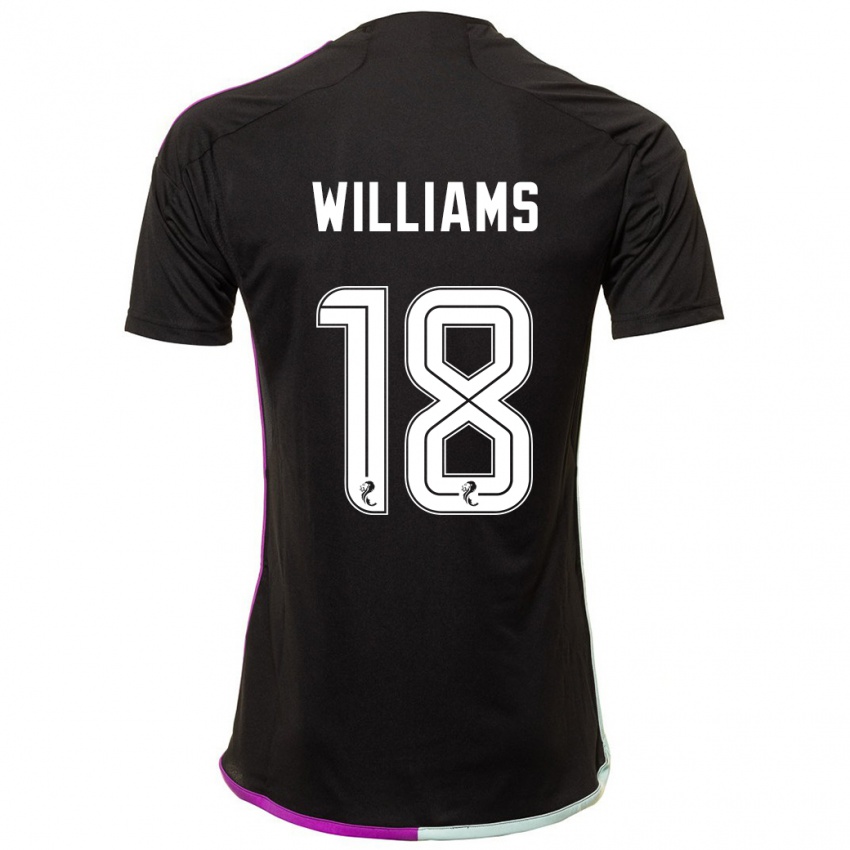 Damen Rhys Williams #18 Schwarz Auswärtstrikot Trikot 2023/24 T-Shirt Österreich