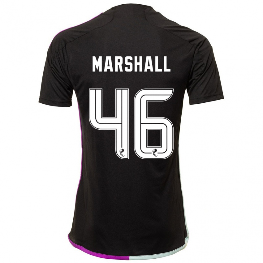 Damen Findlay Marshall #46 Schwarz Auswärtstrikot Trikot 2023/24 T-Shirt Österreich