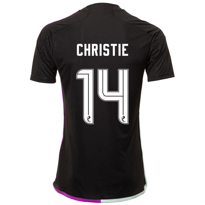 Damen Mya Christie #14 Schwarz Auswärtstrikot Trikot 2023/24 T-Shirt Österreich