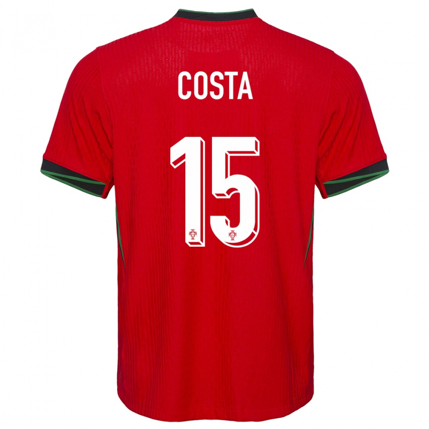 Kinder Portugal Carole Costa #15 Rot Heimtrikot Trikot 24-26 T-Shirt Österreich
