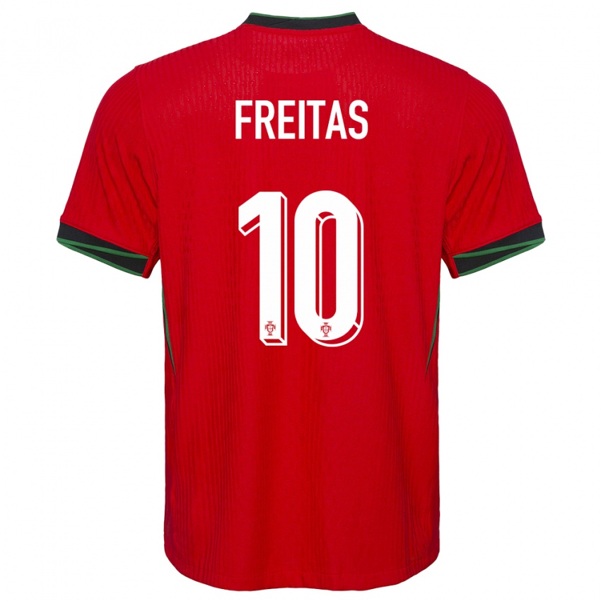 Kinder Portugal Tiago Freitas #10 Rot Heimtrikot Trikot 24-26 T-Shirt Österreich