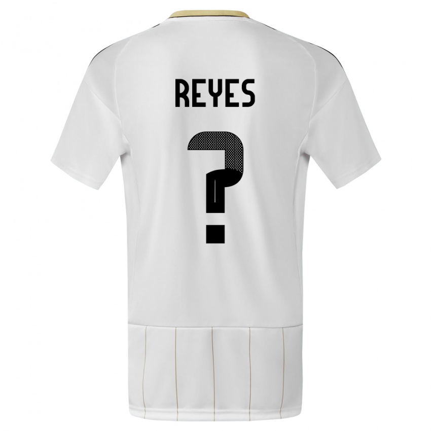 Kinder Costa Rica Kenan Reyes #0 Weiß Auswärtstrikot Trikot 24-26 T-Shirt Österreich