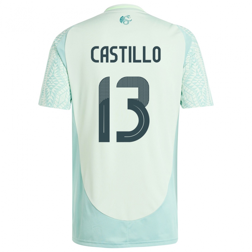 Herren Mexiko Jose Castillo #13 Leinengrün Auswärtstrikot Trikot 24-26 T-Shirt Österreich