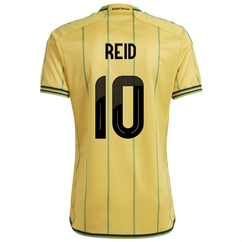 Damen Jamaika Bobby De Cordova-Reid #10 Gelb Heimtrikot Trikot 24-26 T-Shirt Österreich