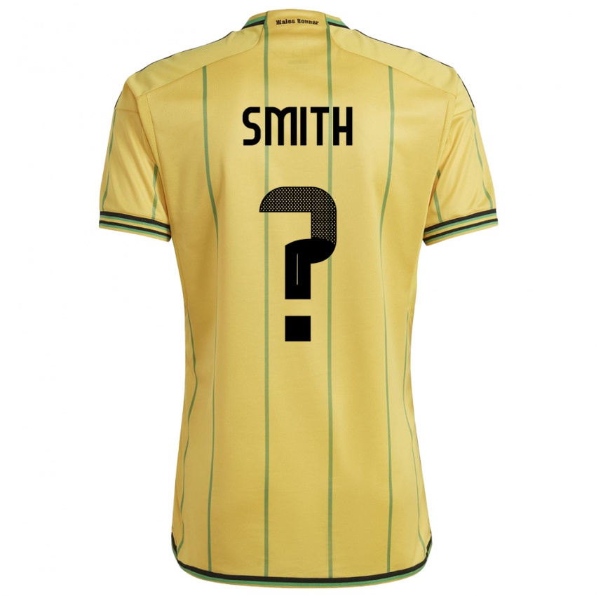 Damen Jamaika Andrene Smith #0 Gelb Heimtrikot Trikot 24-26 T-Shirt Österreich