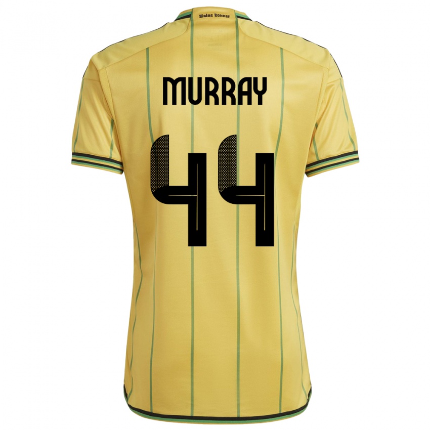Damen Jamaika Satara Murray #44 Gelb Heimtrikot Trikot 24-26 T-Shirt Österreich
