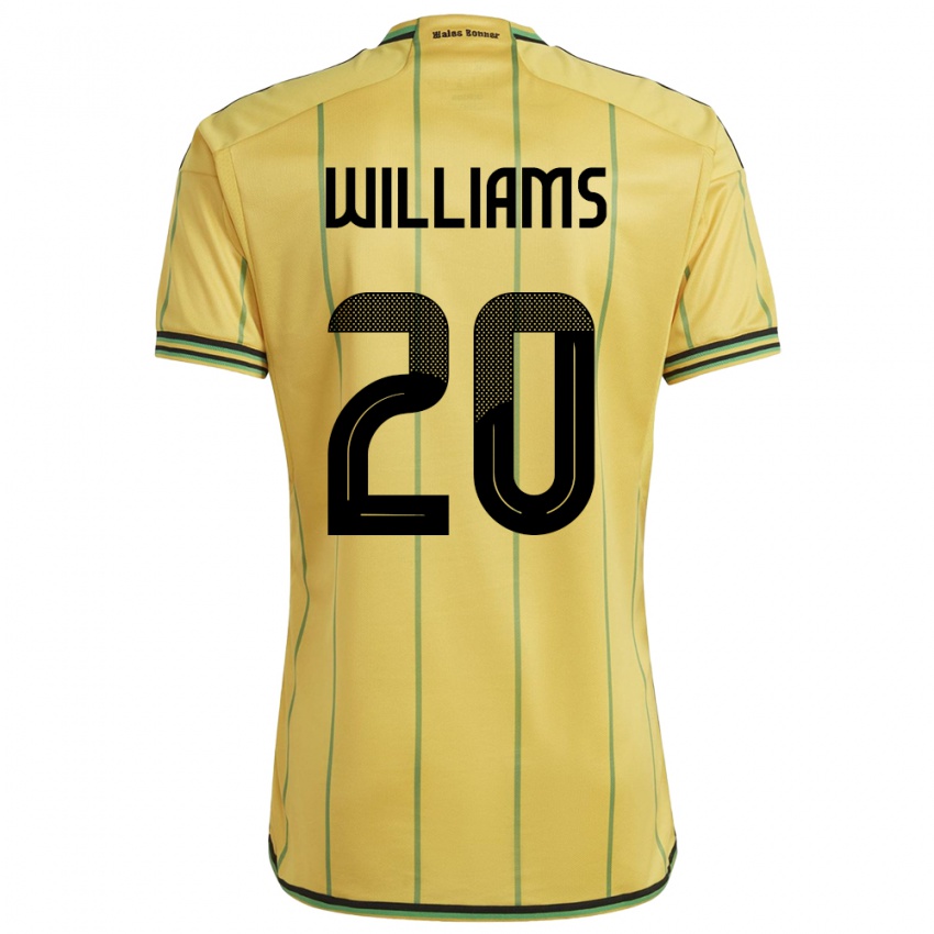 Damen Jamaika Victoria Williams #20 Gelb Heimtrikot Trikot 24-26 T-Shirt Österreich