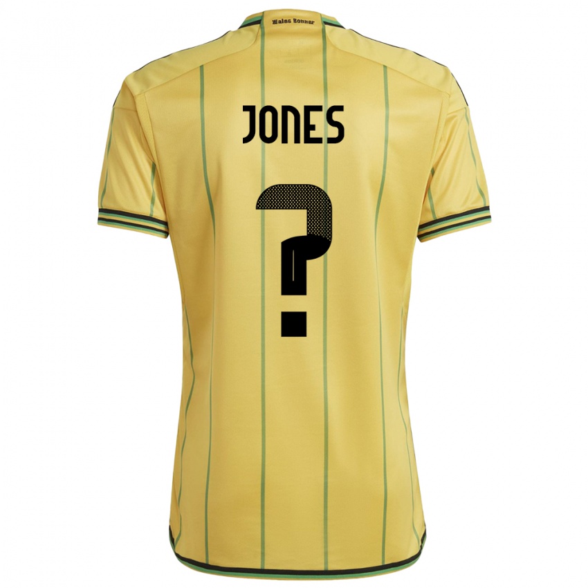 Damen Jamaika Rachel Jones #0 Gelb Heimtrikot Trikot 24-26 T-Shirt Österreich