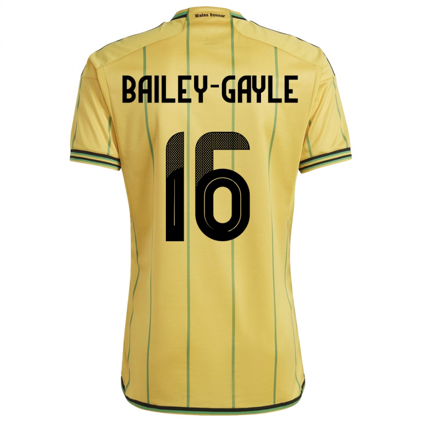 Damen Jamaika Paige Bailey-Gayle #16 Gelb Heimtrikot Trikot 24-26 T-Shirt Österreich