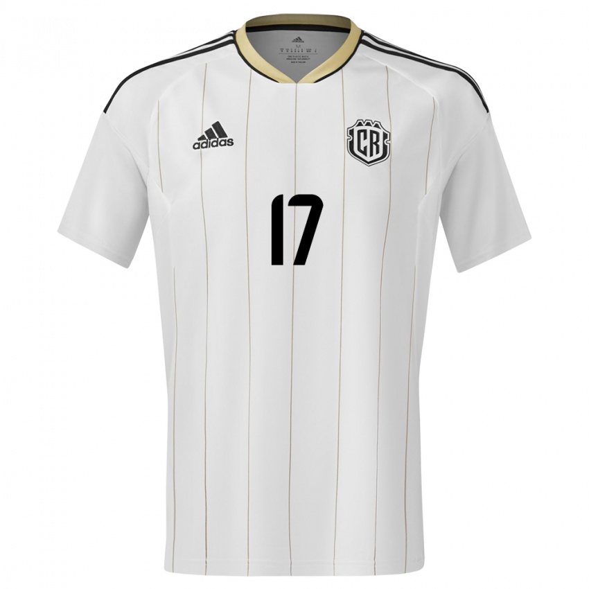 Damen Costa Rica Michelle Montero #17 Weiß Auswärtstrikot Trikot 24-26 T-Shirt Österreich