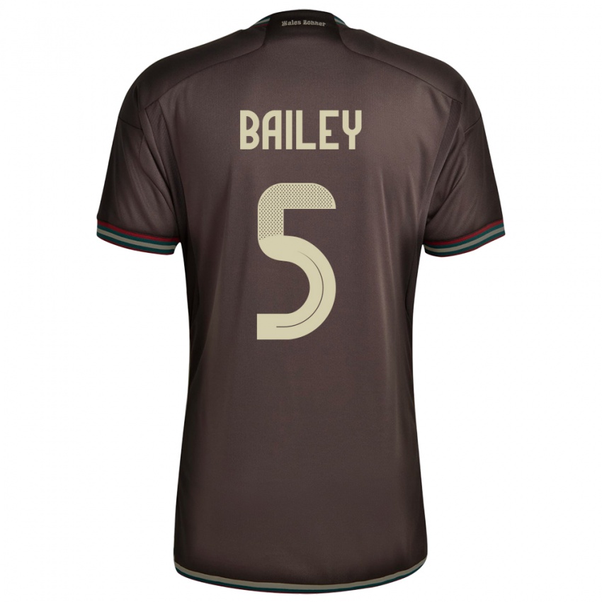 Damen Jamaika Jade Bailey #5 Nachtbraun Auswärtstrikot Trikot 24-26 T-Shirt Österreich