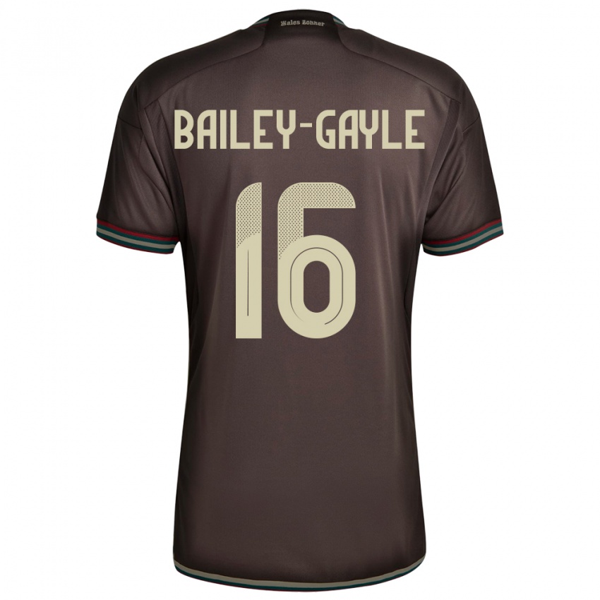Damen Jamaika Paige Bailey-Gayle #16 Nachtbraun Auswärtstrikot Trikot 24-26 T-Shirt Österreich