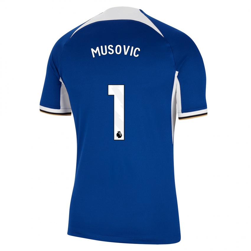 Kinder Zecira Musovic #1 Blau Heimtrikot Trikot 2023/24 T-Shirt Österreich