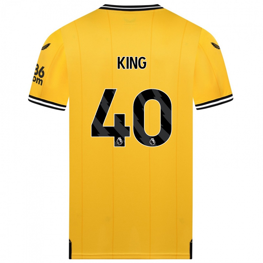 Kinder Tom King #40 Gelb Heimtrikot Trikot 2023/24 T-Shirt Österreich