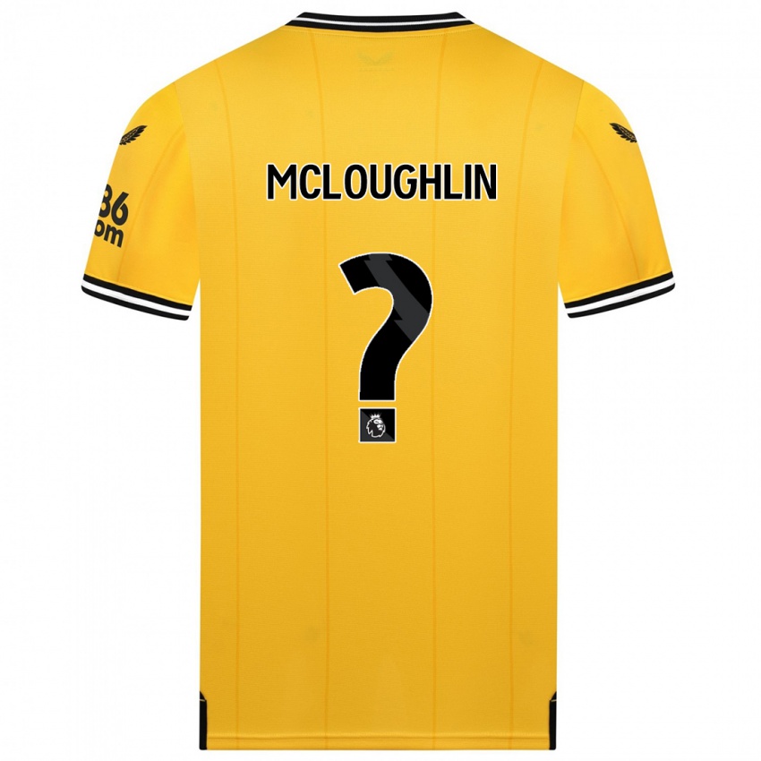 Kinder Lee Mcloughlin #0 Gelb Heimtrikot Trikot 2023/24 T-Shirt Österreich