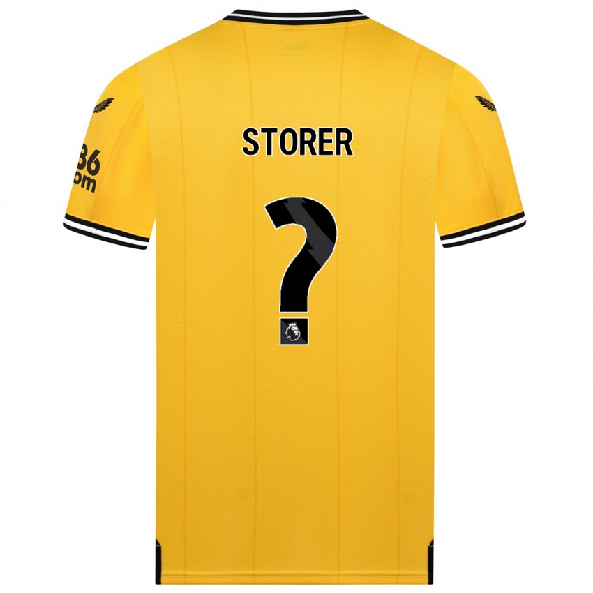 Kinder James Storer #0 Gelb Heimtrikot Trikot 2023/24 T-Shirt Österreich