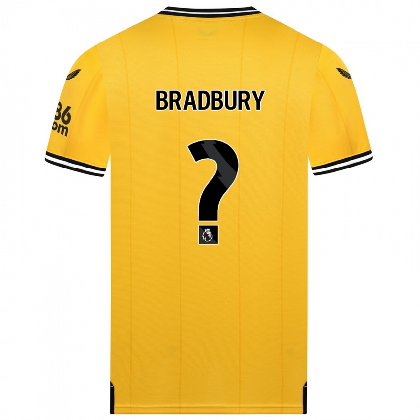 Kinder Mackenzie Bradbury #0 Gelb Heimtrikot Trikot 2023/24 T-Shirt Österreich