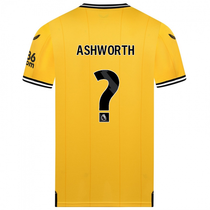 Kinder Fin Ashworth #0 Gelb Heimtrikot Trikot 2023/24 T-Shirt Österreich