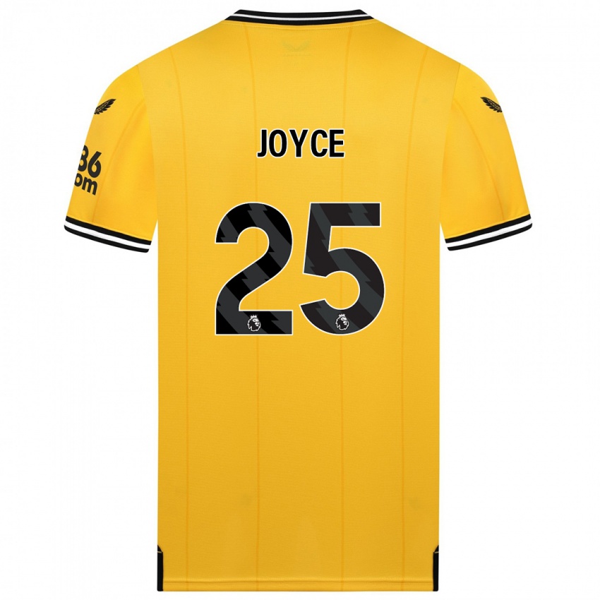 Kinder Leonie Joyce #25 Gelb Heimtrikot Trikot 2023/24 T-Shirt Österreich