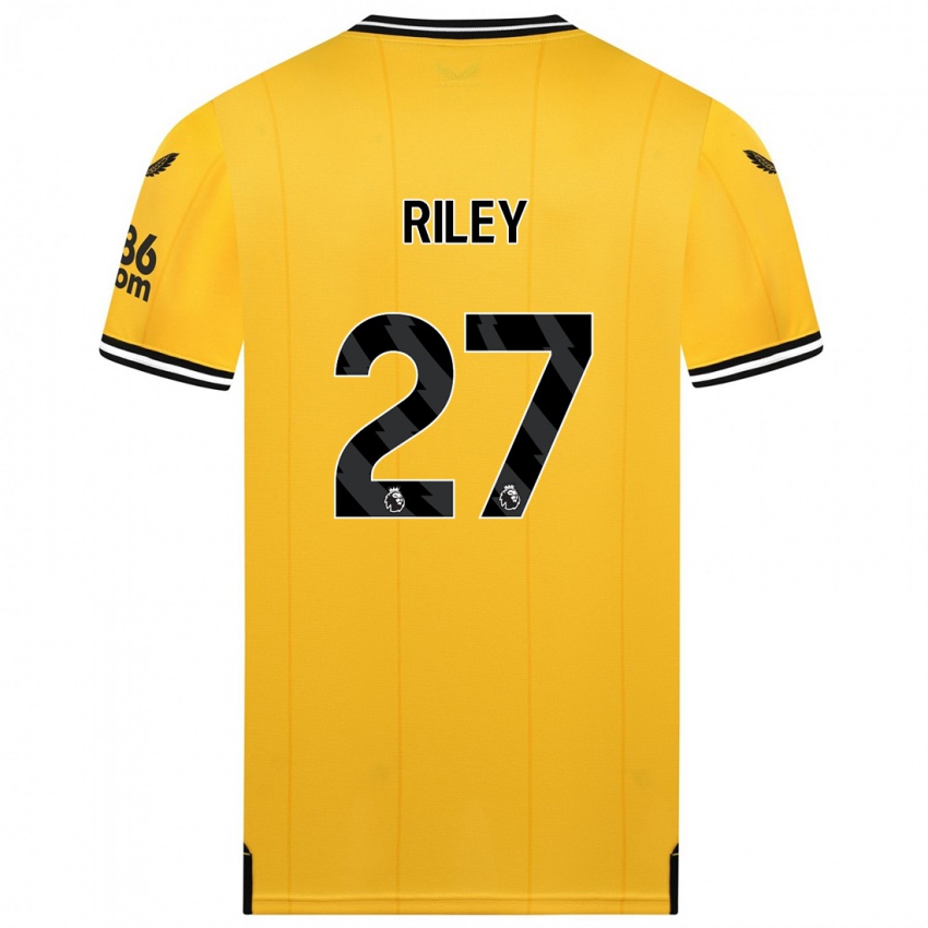 Kinder Lauren Riley #27 Gelb Heimtrikot Trikot 2023/24 T-Shirt Österreich