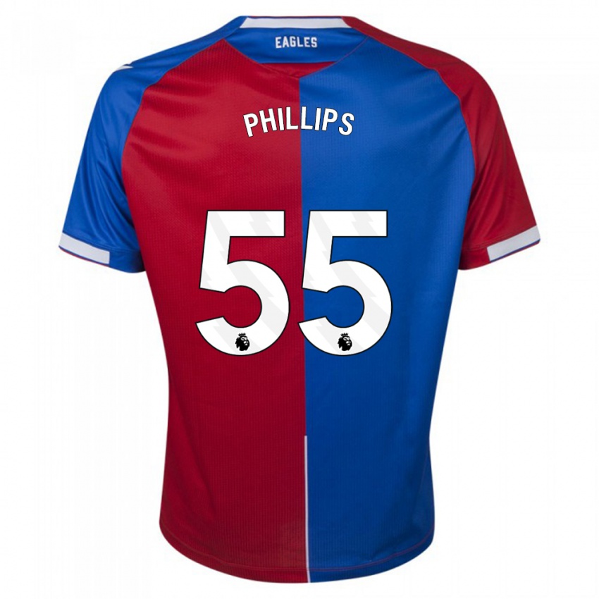 Kinder Killian Phillips #55 Rot Blau Heimtrikot Trikot 2023/24 T-Shirt Österreich