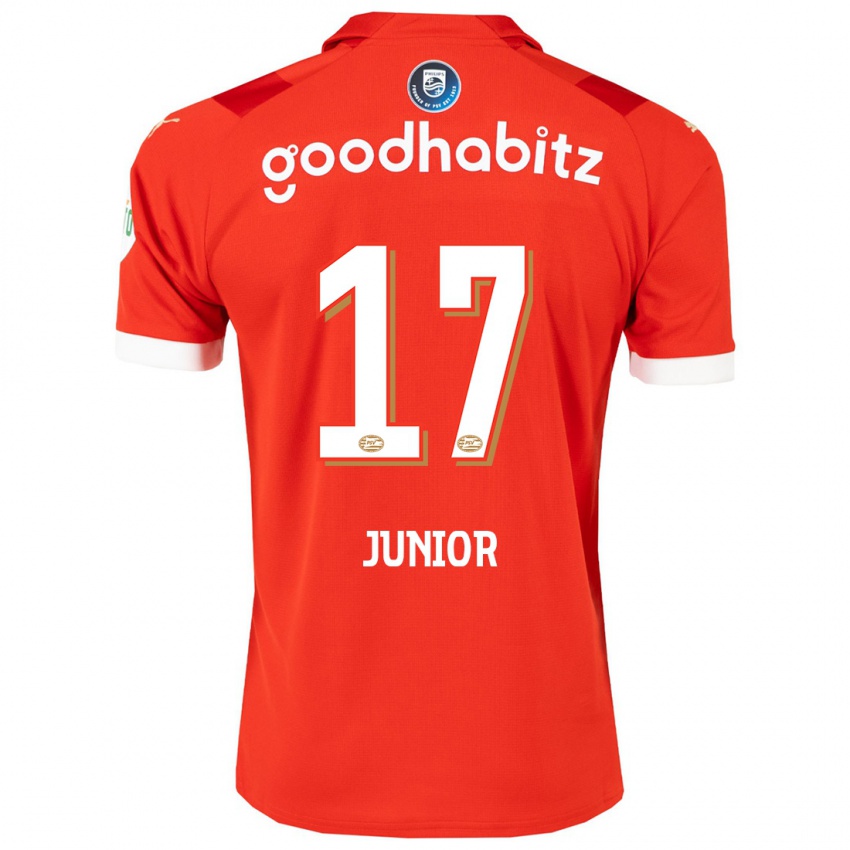 Kinder Mauro Junior #17 Rot Heimtrikot Trikot 2023/24 T-Shirt Österreich