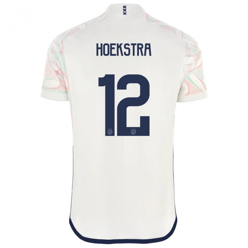 Kinder Isabelle Hoekstra #12 Weiß Auswärtstrikot Trikot 2023/24 T-Shirt Österreich