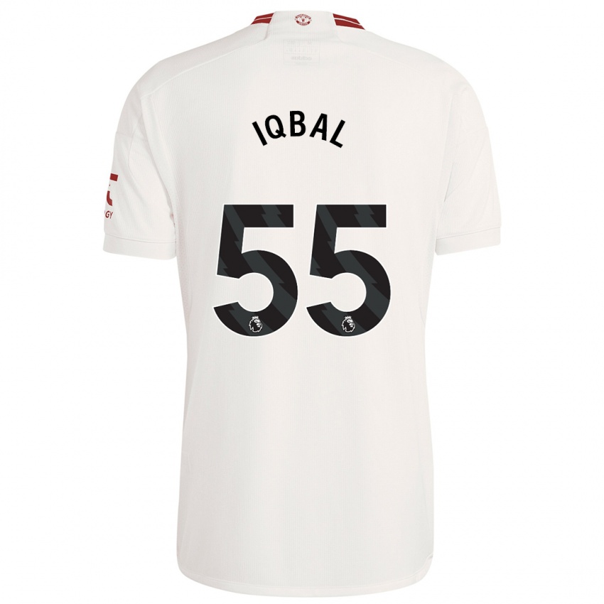Kinder Zidane Iqbal #55 Weiß Ausweichtrikot Trikot 2023/24 T-Shirt Österreich