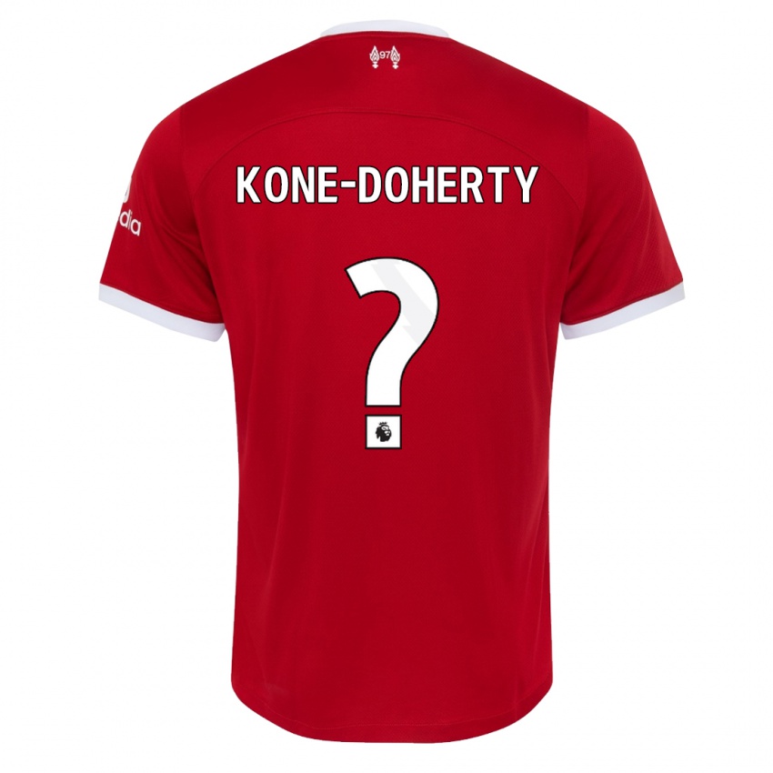 Herren Trent Kone-Doherty #0 Rot Heimtrikot Trikot 2023/24 T-Shirt Österreich