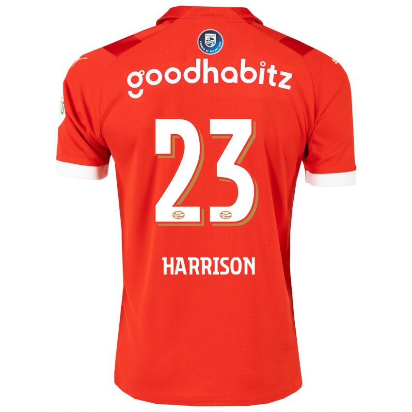 Herren Amy Harrison #23 Rot Heimtrikot Trikot 2023/24 T-Shirt Österreich