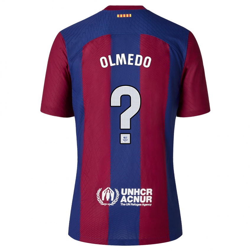 Herren Alexis Olmedo #0 Rot Blau Heimtrikot Trikot 2023/24 T-Shirt Österreich