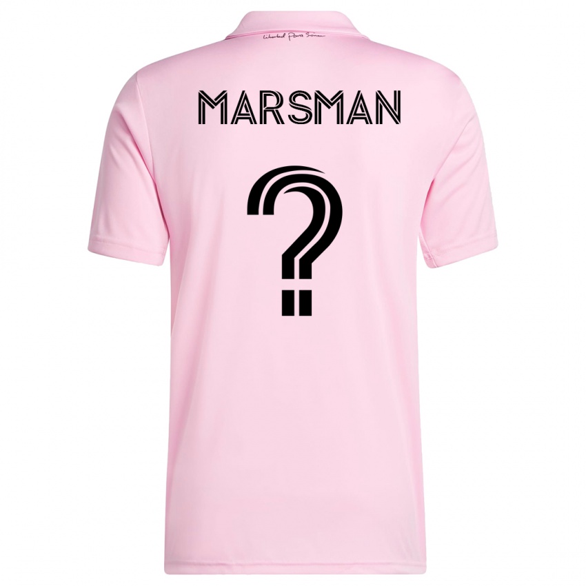 Herren Nick Marsman #0 Rosa Heimtrikot Trikot 2023/24 T-Shirt Österreich